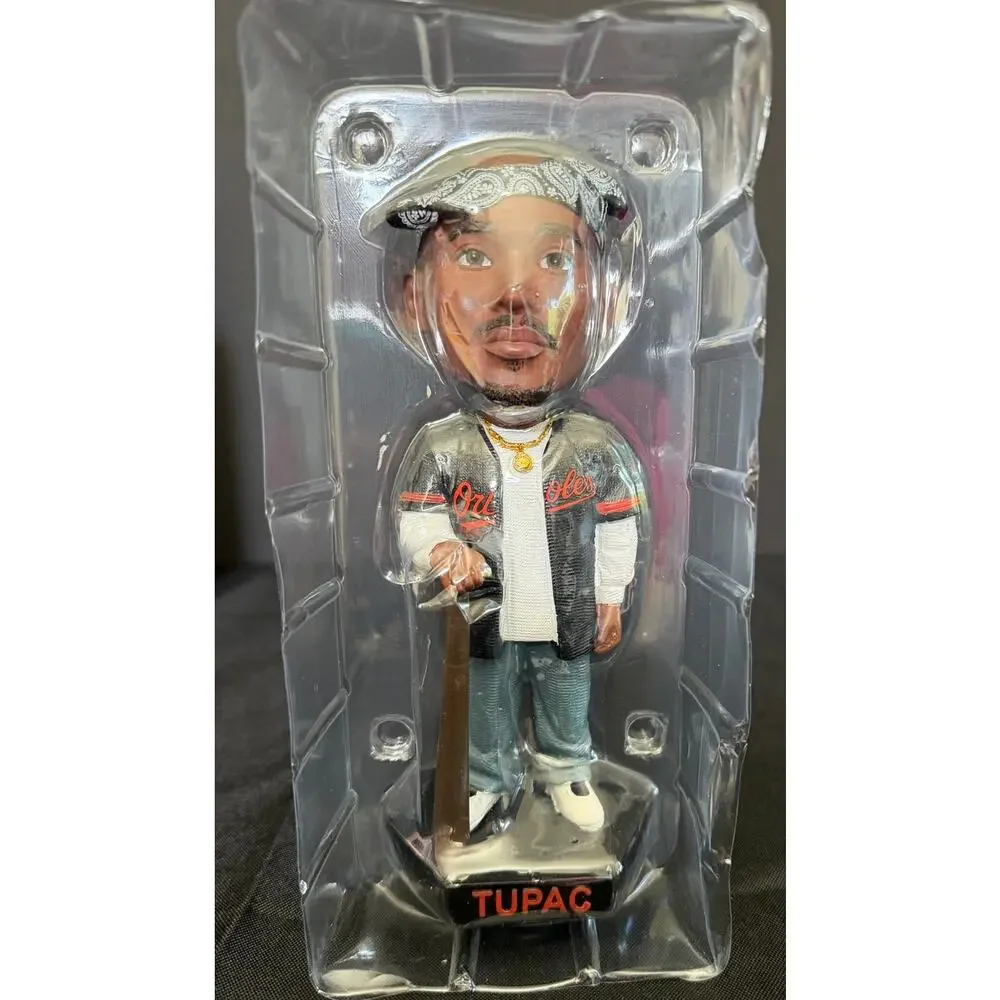 NIB Baltimore Orioles Tupac Shakur bobblehead special promo giveaway 5/8/26 SGA